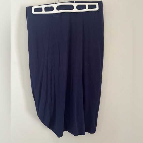 Rebel Sugar Navy Blue Runched Skirt - 9/10 Condition - Picture 2 of 2